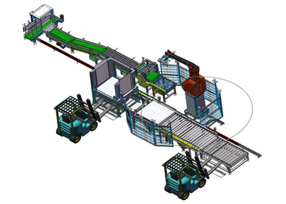 Электрический Programmable пол - установил Palletizing руку робота