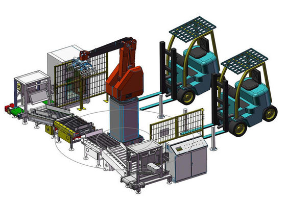 система робота оси 130kg 4 Palletizing для еды напитка медицинской