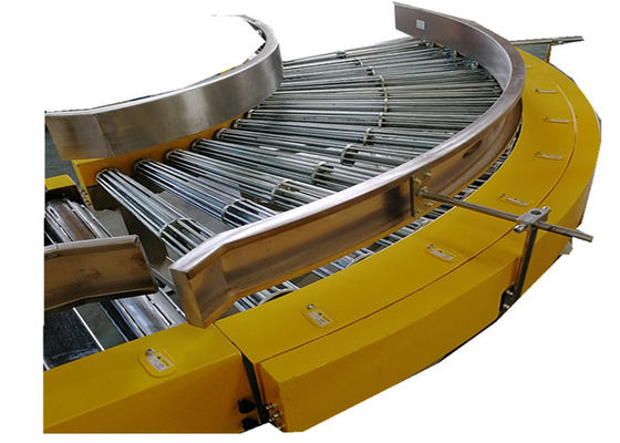 Транспортер мобильной кривой 220V Palletizing в пластиковой резиновой индустрии