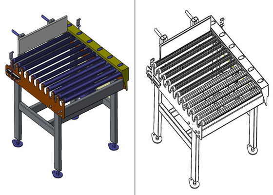 Сумка индустрии добавок хватая Palletizing транспортер 2.2kw